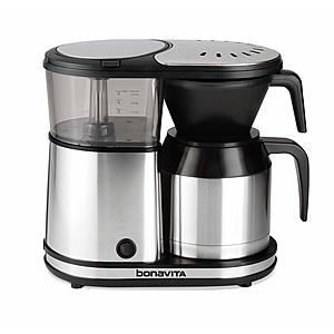 Bonavita 5-Cup One-Touch Coffee Maker Featuring Thermal Carafe, BV1500TS - $53
