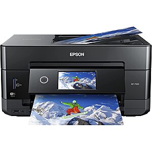 Epson Expression Premium XP-7100 Wireless Color Photo Printer with ADF, Scanner and Copier (Black) $129.99 + Free Shipping