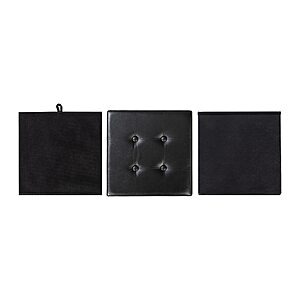 15'' Otto & Ben Tufted Faux Leather Folding Storage Ottoman w/ Memory Foam Seat (Black) $12.52 + Free Shipping w/ Prime