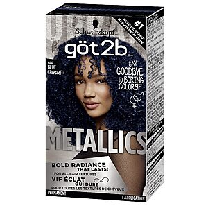 Got2B Metallics Permanent Hair Color (Blue Charcoal, M66) $2.96 + Free Shipping w/ Prime