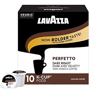 $16.79 /w S&S: 60-Count Lavazza Perfetto Dark & Velvety Roast Single-Serve Coffee K-cup Pods (28¢/pod)