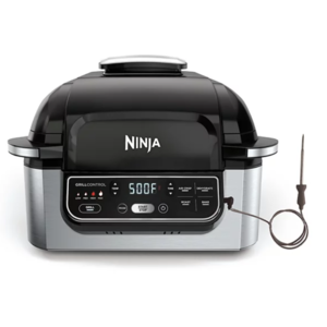 Ninja Foodi Pro 5-in-1 Indoor Grill with Integrated Smart Probe, 4-Quart Air Fryer - $159.99