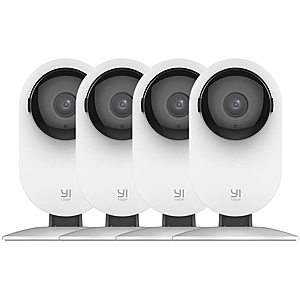 YI 4pc Home Camera 1080p $64.99 Shipped