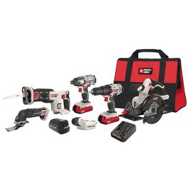 Porter Cable 6 tool 20v max lithium ion combo set $209
