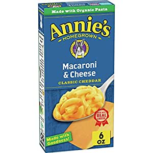 12-Pack 6-Oz Annie's Classic Cheddar Macaroni & Cheese Pasta $8.74 or Less w/ S&S + Free S&H w/ Prime or orders $25+ ~ Amazon