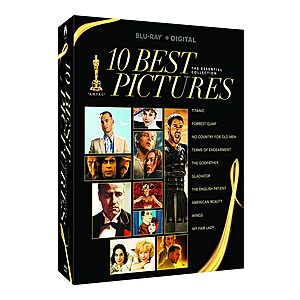 Best Picture The Essentials 10-Movie Collection (Blu-ray + Digital) $22.10 + Free S&H w/ Prime or orders $25+ ~ Amazon