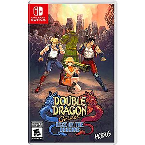Double Dragon Gaiden: Rise of the Dragons (Nintendo Switch) $15