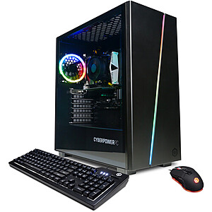 CyberPowerPC Gamer Master Desktop Computer: Ryzen 7 7700, 16GB DDR5 RAM, 1TB SSD, RTX 4070, $1269.99 at B&H Photo