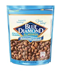 25-Oz Blue Diamond Almonds (Roasted Salted) $4.65 w/ S&S + Free Shipping w/ Prime or on $35+