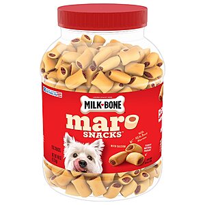 40-Ounce Milk-Bone MaroSnacks Dog Treats (Beef) $6.32 w/ S&S + Free Shipping w/ Prime or on $35+