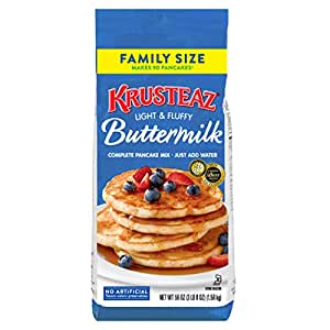 $2.99 Krusteaz Pancake Mix, Buttermilk, 56 Oz  amazon