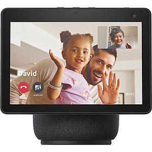 Amazon Echo Show 10 (3rd Gen) HD smart display with motion and Alexa Charcoal B07VHZ41L8 - $190