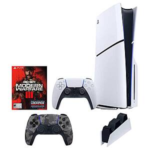Sony PS5 slim + Call of Duty Modern Warfare III Bundle w/ extra controller and charging station $569.99