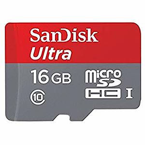 SanDisk Ultra 16GB microSDHC UHS-I Class 10: $5.58 Amazon add-on item (lowest price)