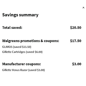 Extra 25% Off $40 Beauty & Personal Care Tier Sale w/code GLAM25 - Walgreens