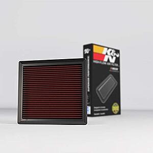 K&N Engine Air Filter: High Performance, Washable Replacement Filter: Compatible 2010-2021 Toyota/Lexus/Mitsubishi, $34.70