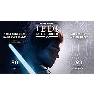 Star Wars Jedi Fallen Order - Deluxe - Steam PC [Online Game Code]  $4.99 & more games with a discount of 50%