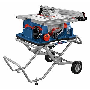 Bosch 10" Worksite Table Saw with Gravity-Rise Wheeled Stand $499 + Free Shipping