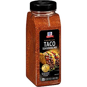 24-Oz McCormick Premium Taco Seasoning Mix $5.10 w/ S&S + Free Shipping w/ Prime or on $25+