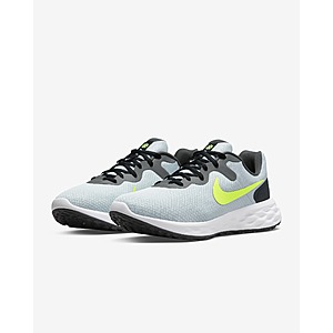 Nike Men's Revolution 6 Next Nature Running Shoes (Pure Platinum/White/Black/Volt, size 6-15) $32 + Free Shipping