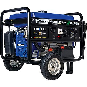 DuroMax 5500W Dual Fuel Portable Electric Start Generator (XP5500EH) $419 + Free Shipping