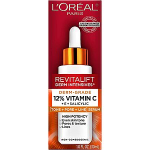1-Oz L'Oreal Paris Revitalift 12% Vitamin C + E + Salicylic Serum $16.40 w/ S&S + Free Shipping w/ Prime or on $25+