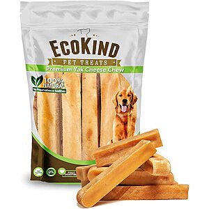 Select EcoKind Dog Treats 40% Off: Premium Yak Cheese Dog Treat From $9.30 & More w/ Subscribe & Save