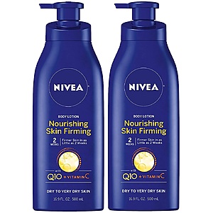 16.9-Oz Nivea Nourishing Skin Firming Body Lotion w/ Q10 & Vitamin C 2 for $7.45 w/ Subscribe & Save