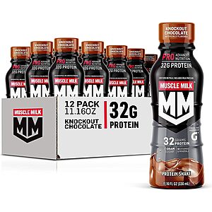 12-Count 11.16-Oz Muscle Milk Pro Advanced Nutrition 32g Protein Shake (Chocolate) $14.85 w/ S&S + Free Shipping w/ Prime or on $25+