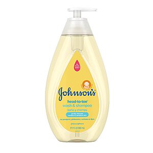 27.1-Oz Johnson's Head-To-Toe Gentle Baby Body Wash & Shampoo $4.95 w/ S&S + Free Shipping w/ Prime or on $35+