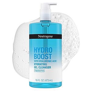 16-Oz Neutrogena Hydro Boost Fragrance Free Hydrating Gel Facial Cleanser $8.55 w/ S&S + Free Shipping w/ Prime or on $35+