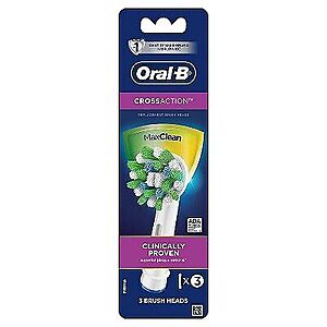 3-Count Oral-B Cross Action Genuine Electric Toothbrush Replacement Brush Heads $8.50 + Free Shipping
