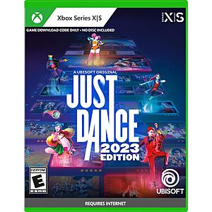 Just Dance 2023 Edition Code in Box (Xbox Series X|S) $8 + Free Shipping w/ Amazon Prime