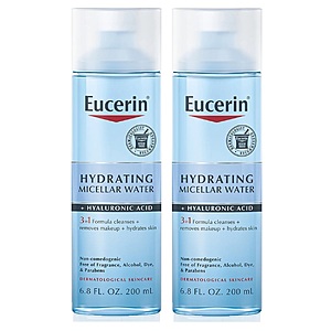 6.8-Oz Eucerin Hydrating 3-in-1 Micellar Water w/ Hyaluronic Acid 2 for $11.25 w/ Subscribe & Save