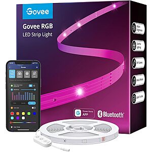 Govee Bluetooth RGB LED Light Strips: 100' $13, 65.6' $14, 130' $15 + Free Shipping w/ Prime or on $35+
