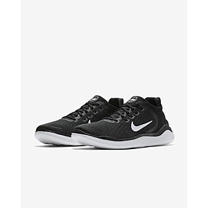 Nike Men's Free Run 2018 Running Shoes (Black/White) $52.50 + Free Shipping