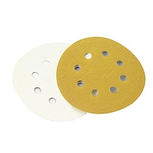 Powertec 50 pack - 5 in. 80 / 100 / 120 /150 and 220-Grit 8-Hole A/O Hook and Loop Sanding Disc Assortment Home Depot, Free Store Pickup or Ship To Store $9.99
