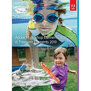Adobe Photoshop Elements 2019 &amp; Premiere Elements 2019 (DVD/Download Code, Mac and Windows) +$10 B&H E-Gift Card $89.99 @ B&H Photo w/ Free Shipping