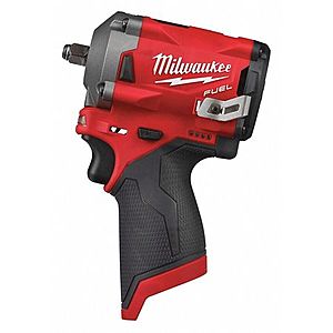 Milwaukee 2554-20 m12 fuel™ 3/8" stubby cordless impact wrench w/ carry case $145