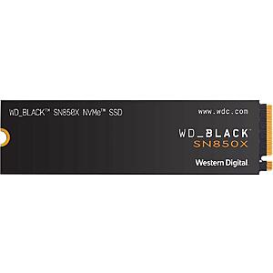 WD_BLACK SN850X NVMe M.2 2280 2TB PCI-Express 4.0 SSD - NewEgg - Non-Heatsink $99.99