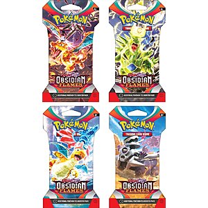 Pokémon Trading Card Sleeved Booster Packs (Buy 2, get a 3rd free) $9