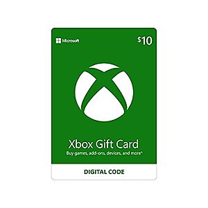 $10 Xbox Gift Card [Digital Code] - $9.00 - Amazon