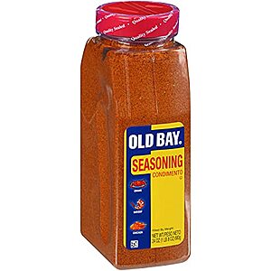 OLD BAY Seasoning, 24 oz - All-Purpose Seasoning with Unique Blend of 18 Spices and Herbs for Seafood, Poultry, Salads, and Meat - $5.99 /w S&S - Amazon YMMV