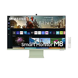 Prime Members: SAMSUNG M8 Series 32-Inch 4K UHD Smart Monitor & Streaming TV - $499.99 + F/S - Amazon