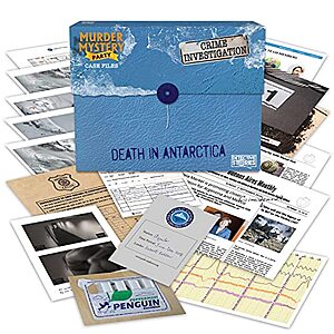 Murder Mystery Party Case Files: Death in Antarctica Mystery Detective Case File Game - $10.34 - Amazon