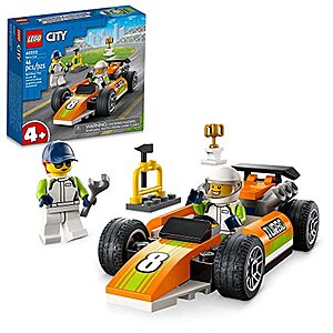 LEGO City Great Vehicles Race Car 60322 (46 Pieces) - $6.39 - Amazon