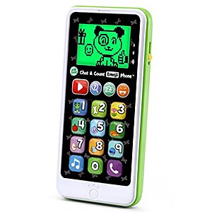 LeapFrog Chat and Count Emoji Phone, Green - $7.97 - Amazon