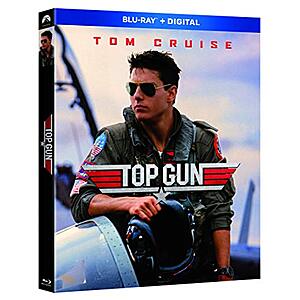 Top Gun (1986) (Blu-ray + Digital) - $5.96 - Amazon