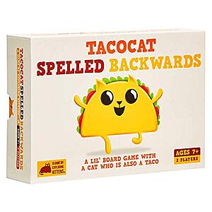 Tacocat Spelled Backwards - Family Card Game - $8.25 - Amazon