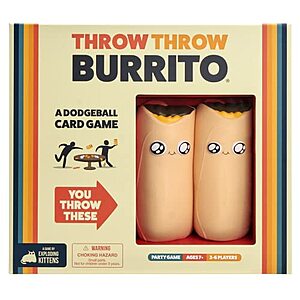Throw Throw Burrito by Exploding Kittens - A Dodgeball Card Game - $12.49 - Amazon
